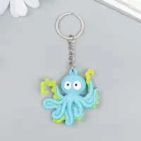 Брелок для ключей резина &laquo;Подводный мир&raquo;, 10.7&times;5.3 см, МИКС