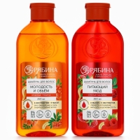 Шампунь для волос, молодость и объем, аромат рябины, 250 мл, Рябина