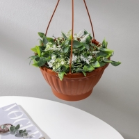 Кашпо для цветов подвесное &laquo;Мирабель&raquo;, 2,5 л, цвет коричневый