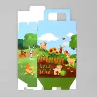 Коробка подарочная складная, упаковка, &laquo;Красный трактор&raquo;, 18 x 15 x 7.5 см