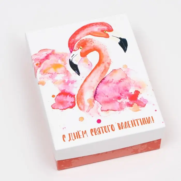 Подарочная коробка сборная &laquo;Люблю тебя&raquo;, 16.5&times;12.5&times;5.2 см