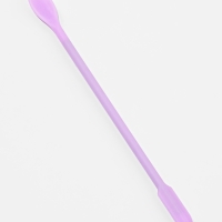 Спатула д/косметических средств 2сторонняя 10,5см силикон МИКС пакет QF