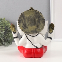 Сувенир полистоун "Ганеша бежевый, в красных шароварах" 12х17,5х21 см Сувенир полистоун "Ганеша бежевый, в красных шароварах" 12х17,5х21 см