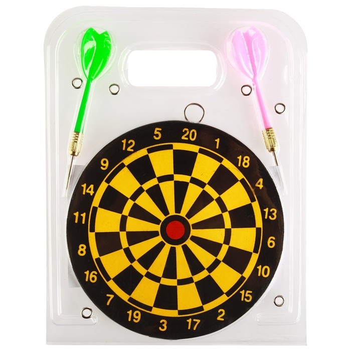 Дартс, мишень диаметром 15 см, 2 дротика