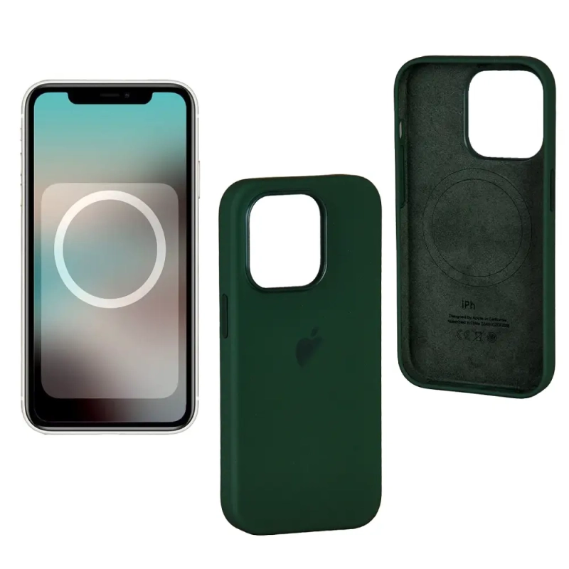 Чехол iPh 14 Pro Silicon Case 100% ORG Olive