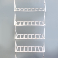 Подставка для цветов Greengo, 6 полок, 50 &times; 25 &times; 110 см, напольная, бамбук, белая