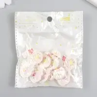 Шейкер для творчества акрил "Велосипед с корзинкой" с глиттером 0,5х4,2х3 см