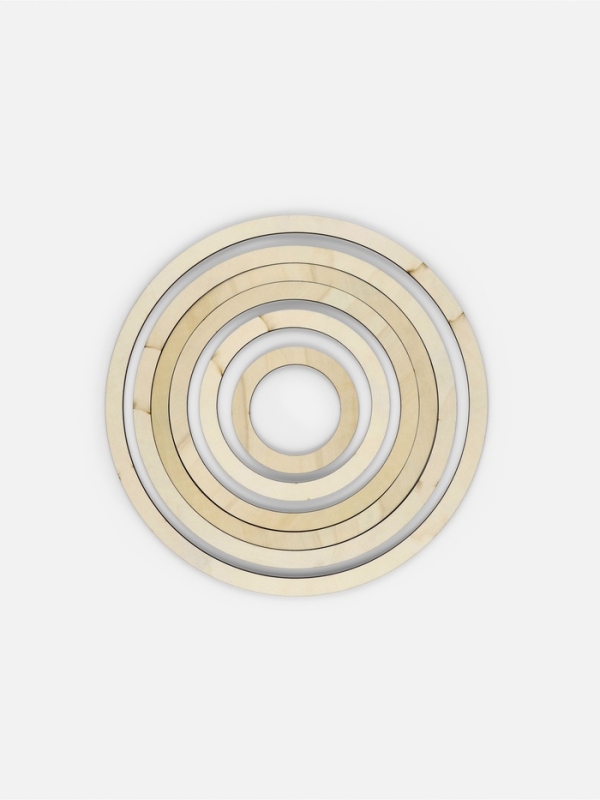 Набор основ для макраме, круглых, 6 шт., 4 мм, d=10/15/19.5/22.5/25.5/30 см Набор основ для макраме, круглых, 6 шт., 4 мм, d=10/15/19.5/22.5/25.5/30 см