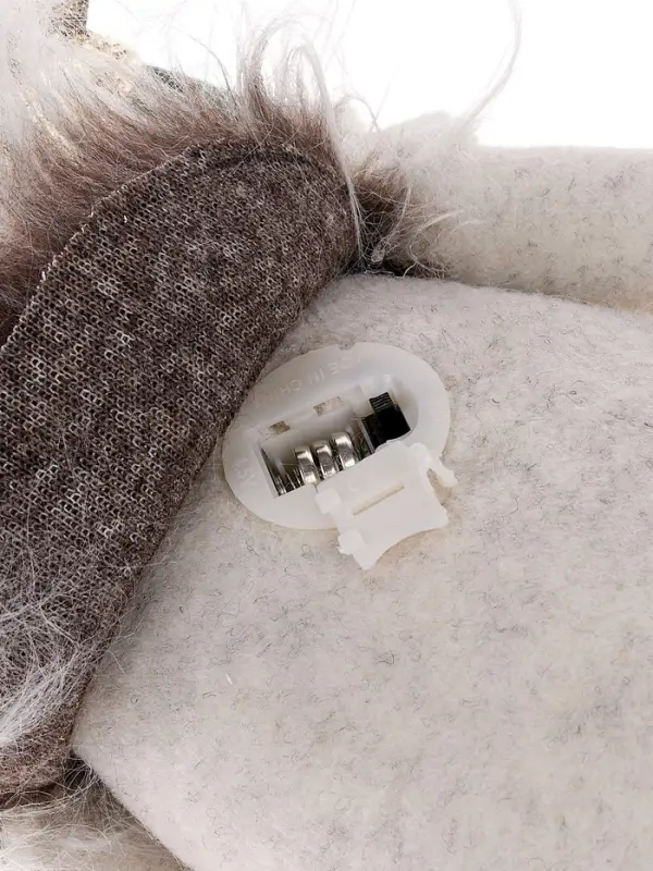 Фигура текстиль &laquo;Гном лосяш в зелёном&raquo; 33&times;12&times;18 см, 1 LED, от батареек AG13&times;3, свечение тёплое белое