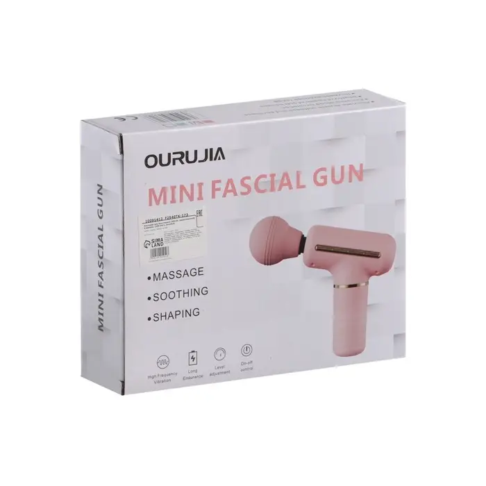 Массажёр для тела LEM-54, перкуссионный, 4 режима, 1200 мА/ч, розовый