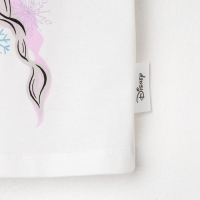 Футболка детская &laquo;Эльза&raquo;, Холодное сердце, рост 86-92, белый