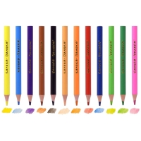 Карандаши 12 цветов "JUMBO" Каляка-Маляка, в тубусе с точилкой, утолщенный грифель, круглый пластиковый корпус Карандаши 12 цветов "JUMBO" Каляка-Маляка, в тубусе с точилкой, утолщенный грифель, круглый пластиковый корпус