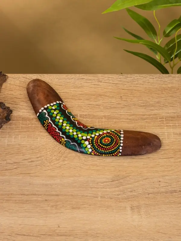 Сувенир "Бумеранг" албезия, 20х6х1 см, МИКС