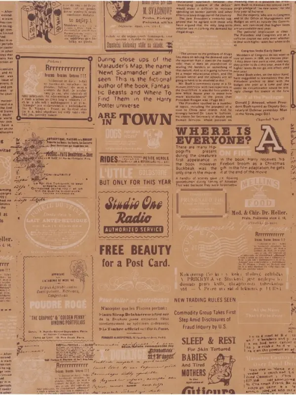 Бумага упаковочная крафтовая &laquo;Универсальная&raquo;, 70 &times; 100 см