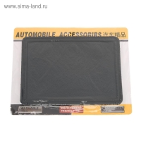 Коврик противоскольязщий 18&times;13 см с бортом, черный