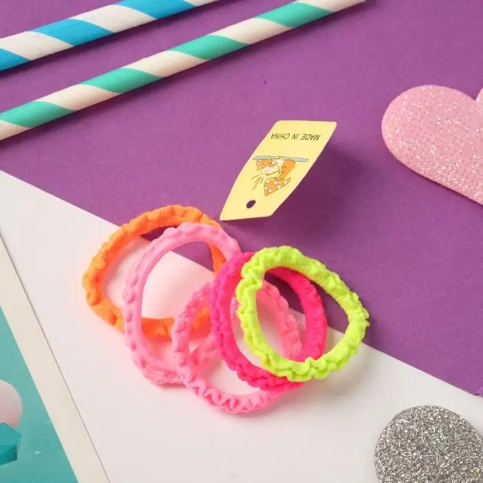 Резинки для волос &laquo;Магическая&raquo;, набор 5 шт., рюши