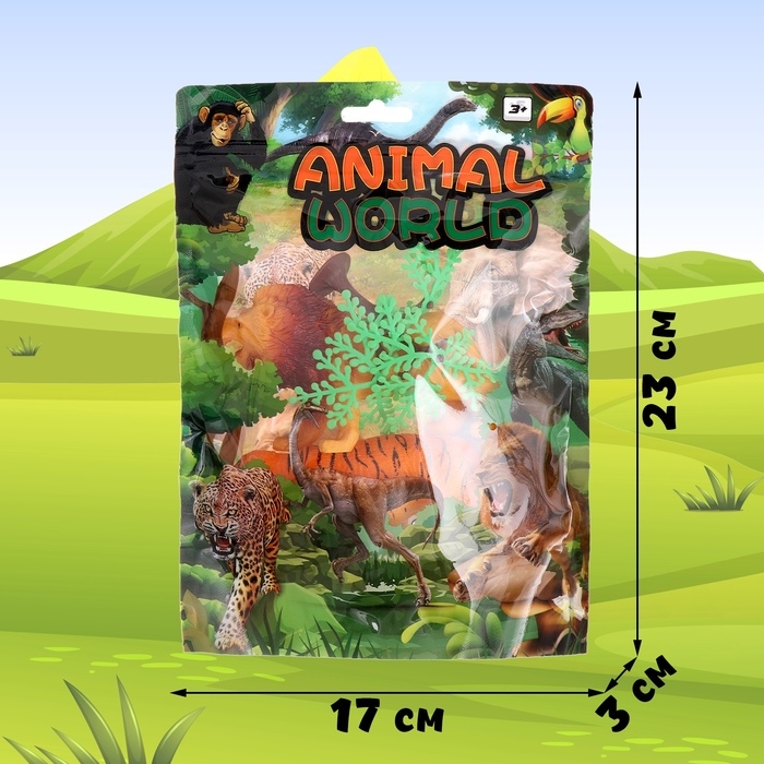 Набор животных &laquo;Животный мир&raquo;, 2 фигурки