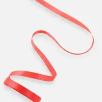 Лента атласная, 12 мм, 23&plusmn;1 м, коралловая №129