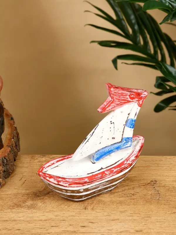 Сувенир "Кораблик" дерево 14х5х14 см