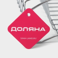 Сушилка для посуды Доляна, 28,5×20×10 см, хромированная Сушилка для посуды Доляна, 28,5×20×10 см, хромированная