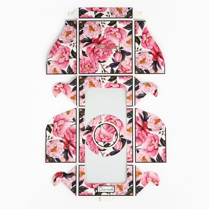 Коробка под бенто-торт с окном &laquo;Для тебя&raquo;, 14 х 14 х 8 см