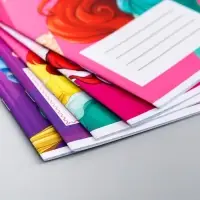 Тетрадь в клетку 12 листов, 5 видов МИКС, обложка мелованный картон, &laquo;Принцессы&raquo;