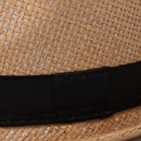 Шляпа мужская MINAKU "Плетеная", размер 58, цвет бежевый