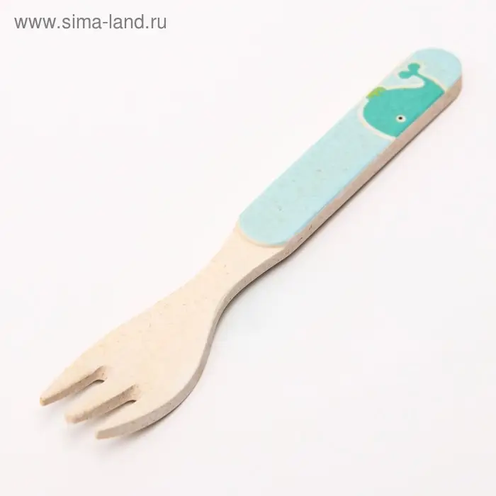 Вилка для кормления, бамбук, МИКС