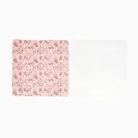 Кондитерская упаковка, коробка для макарун с пластиковой крышкой, &laquo;Шебби&raquo;, 12 х 12 х 3.5 см