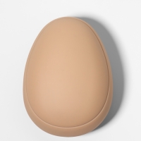 Расчёска массажная «Овал», 9.5×7×4.5 см, матовая, бежевая Расчёска массажная «Овал», 9.5×7×4.5 см, матовая, бежевая