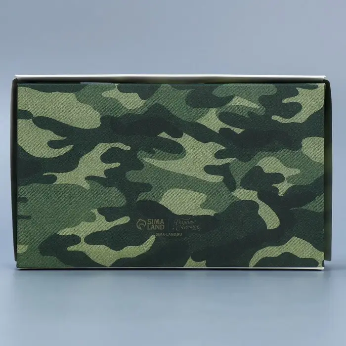 Кондитерская упаковка, коробка с ламинацией &laquo;23 февраля&raquo;, 20 х 12 х 4 см