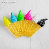 Мыльные пузыри нелопающиеся «Мороженое» цвета МИКС Мыльные пузыри нелопающиеся «Мороженое» цвета МИКС