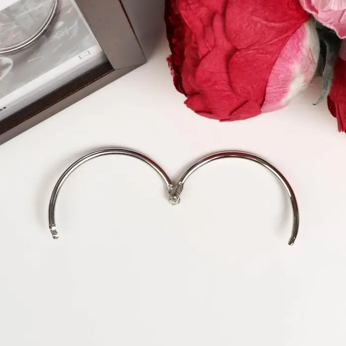 Кольцо для творчества (для фотоальбомов) "Серебро" набор 8 шт внутр. d= 5 см внешн. d=5,5 см