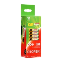 Батарейка алкалиновая GP Super, AA, LR6-40BOX, 1.5В, набор, 40 шт. Батарейка алкалиновая GP Super, AA, LR6-40BOX, 1.5В, набор, 40 шт.