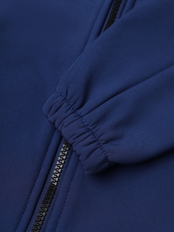 Комбинезон демисезонный для мальчиков MINAKU из Softshell на флисе, непромокаемый, тёмно-синий, рост 110 см