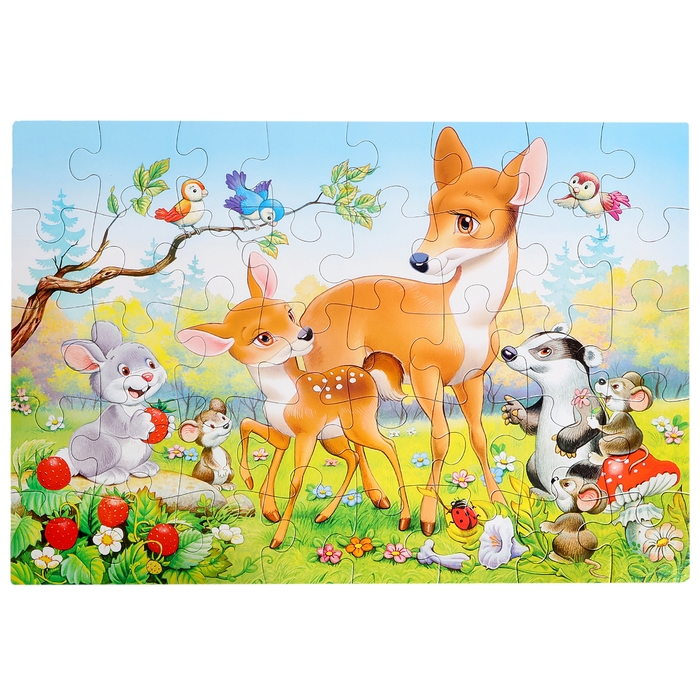 Макси-пазл &laquo;Маленький оленёнок&raquo;, 40 элементов