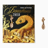 Ложка загребушка, кошельковый талисман новогодний &laquo;Новый год: Богатый год&raquo;, 7 х 7 см