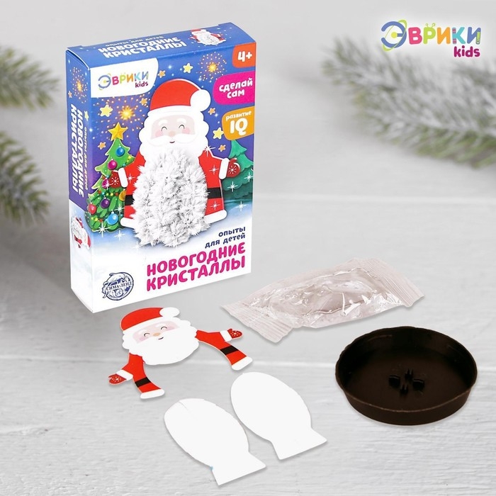 Набор для выращивания кристалла «Опыты. Чудесные кристаллы», Дед Мороз Набор для выращивания кристалла «Опыты. Чудесные кристаллы», Дед Мороз
