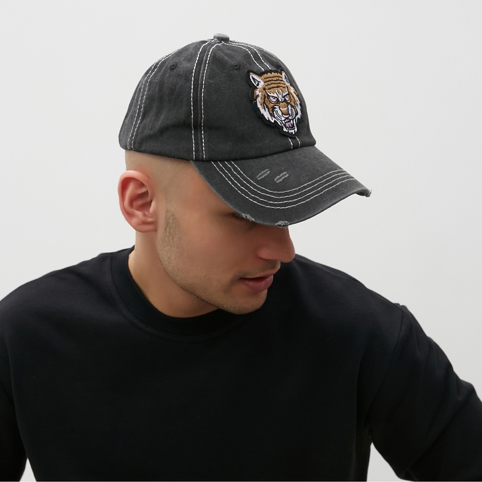 Кепка мужская MINAKU Кепка мужская MINAKU "Tiger", цвет черный, р-р 56-58