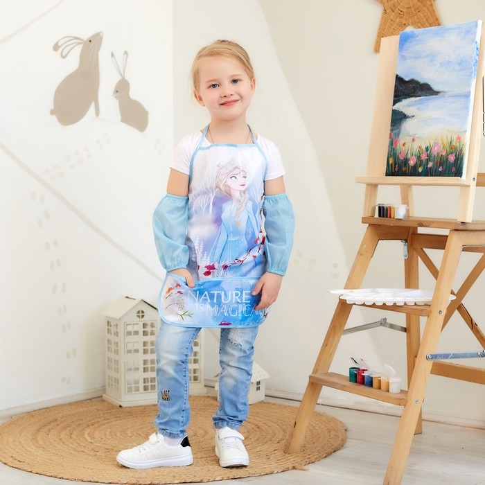 Фартук с нарукавниками детский Фартук с нарукавниками детский "Narure", Холодное сердце, 49х39 см