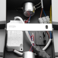 Бра "Волны" LED 35Вт 6000К чёрный 100х6х15 см Бра "Волны" LED 35Вт 6000К чёрный 100х6х15 см