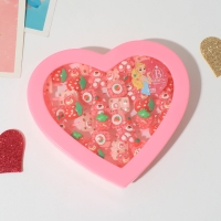 Кольца детские набор 36шт &laquo;Выбражулька&raquo; земляничка, форма МИКС, цвет бело-розовый, б-р