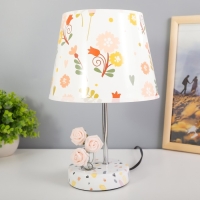 Настольная лампа "Аэлита" E14 15Вт белый 20х20х30 см RISALUX Настольная лампа "Аэлита" E14 15Вт белый 20х20х30 см RISALUX