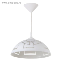 Светильник BayerLux Колпак "Клесси" 1 лампа E27 40Вт белый д.300