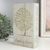 Сейф-книга дерево кожзам "Древо семьи" 21х13х5 см Сейф-книга дерево кожзам "Древо семьи" 21х13х5 см