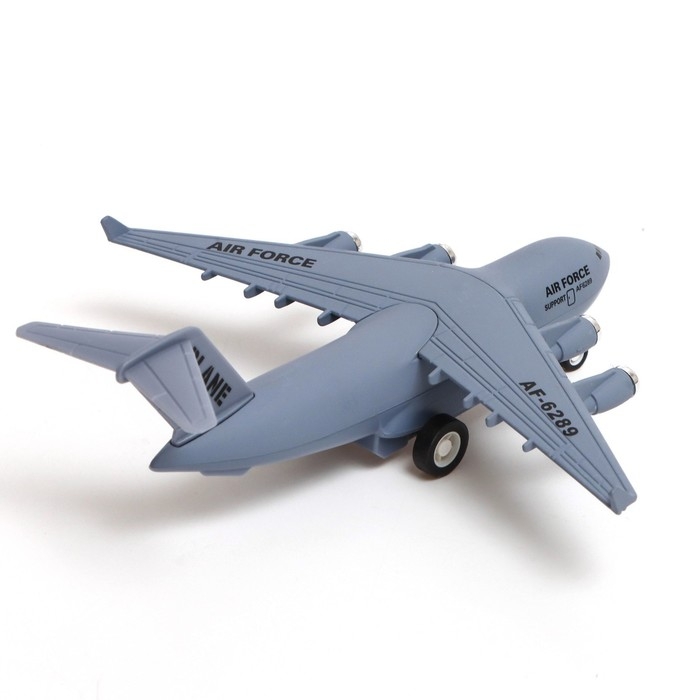 Самолёт металлический &laquo;Воздушные силы&raquo;, инерционный
