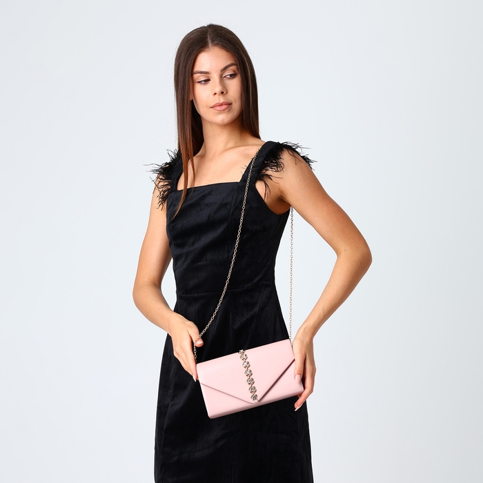 Сумка-клатч на магните, цвет розовый Сумка-клатч на магните, цвет розовый