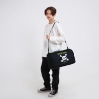 Сумка детская спортивная для мальчика Game over, 40*24*21, отд на молнии, чёрный Сумка детская спортивная для мальчика Game over, 40*24*21, отд на молнии, чёрный