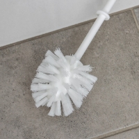 Ёршик для унитаза с подставкой BEROSSI Aqua, 13&times;13&times;36 см, цвет белый