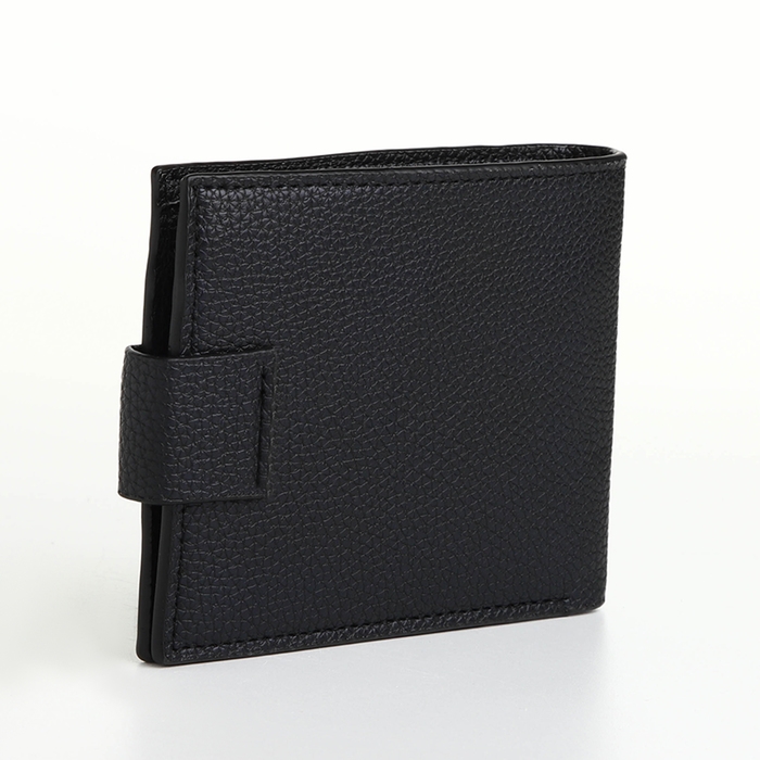 Портмоне мужское на магните, отдел для карт, монет, цвет чёрный Портмоне мужское на магните, отдел для карт, монет, цвет чёрный